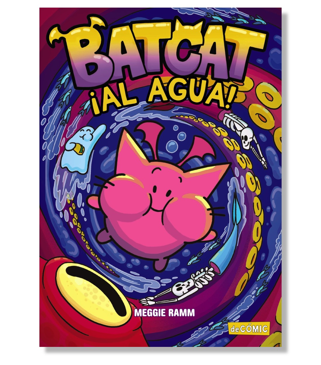 Batcat. ¡Al agua!